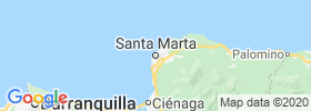 Santa Marta map